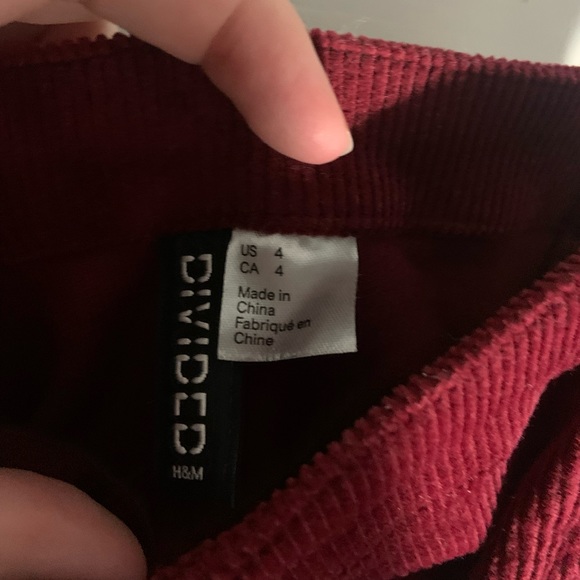 Red Corduroy dress- H&M - Picture 3 of 3